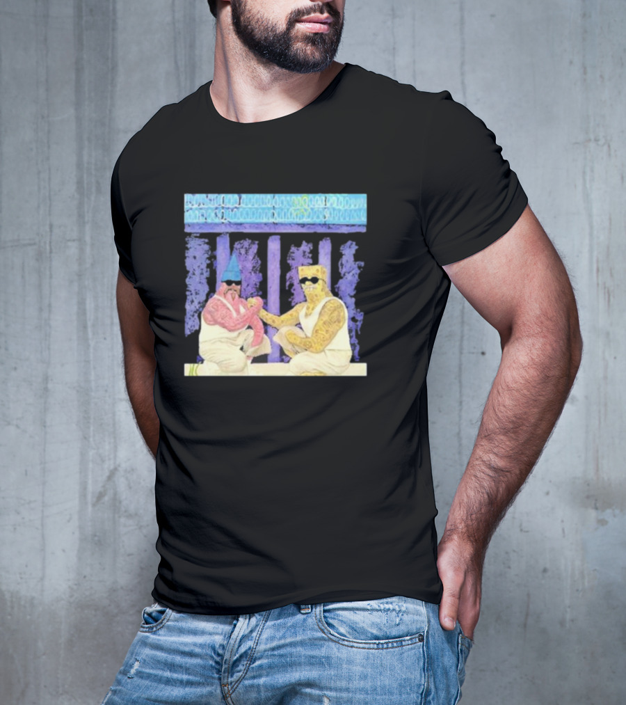 Mi Riqueza Ariel Camacho Greek Style Illustrative Scene T-Shirt