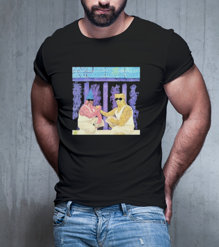 Mi Riqueza Ariel Camacho Greek Style Illustrative Scene T-Shirt