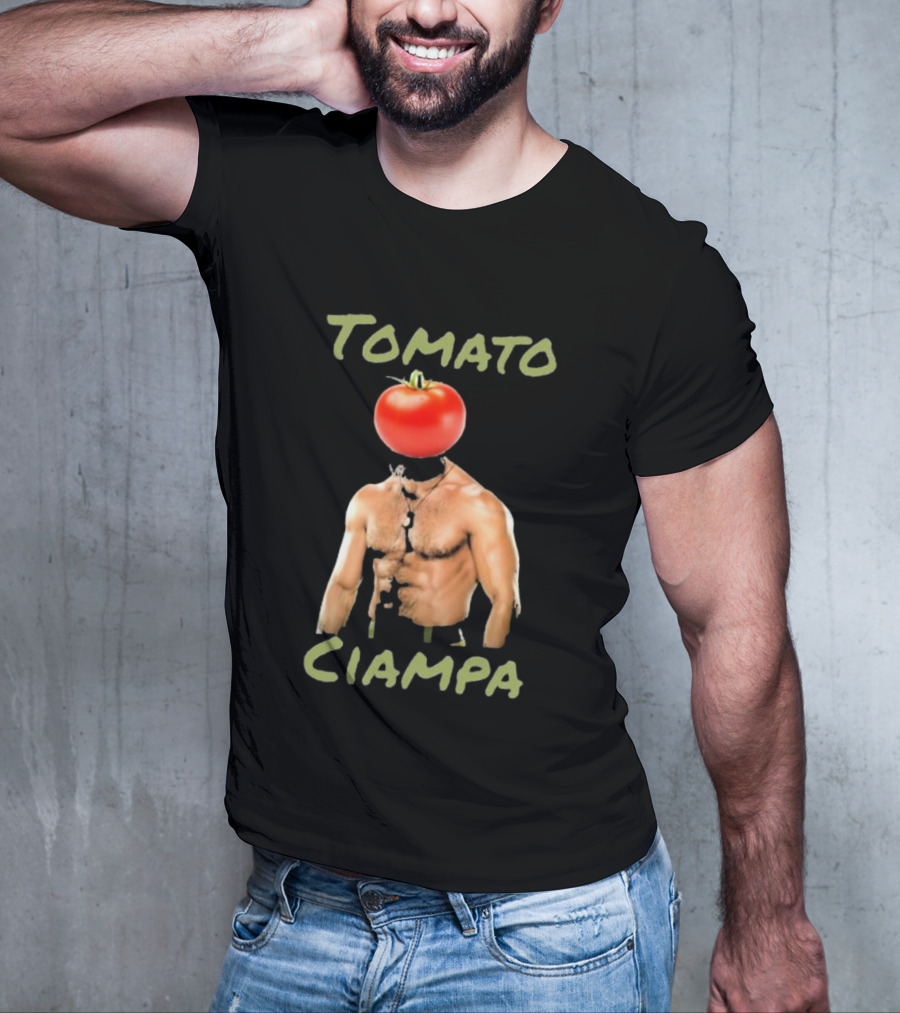 Tomato Ciampa Man Head Bodybuilder T-Shirt