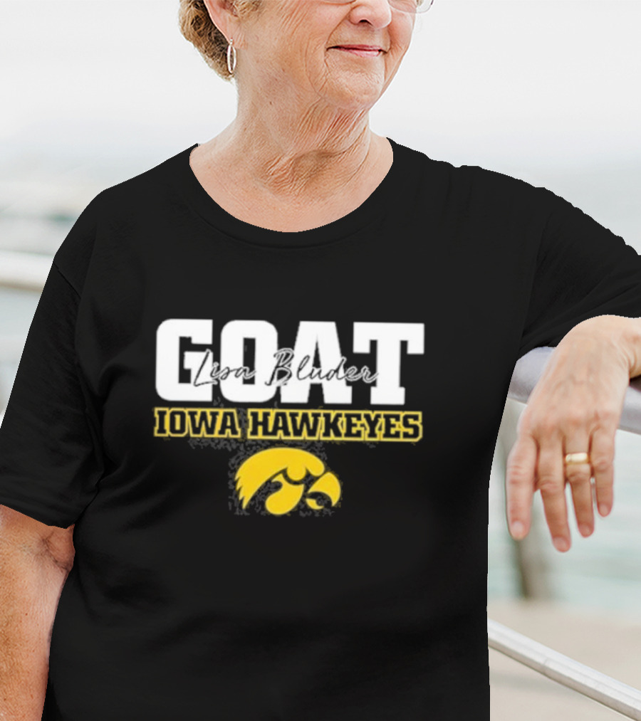 GOAT Lisa Bluder Iowa Hawkeyes T-Shirt