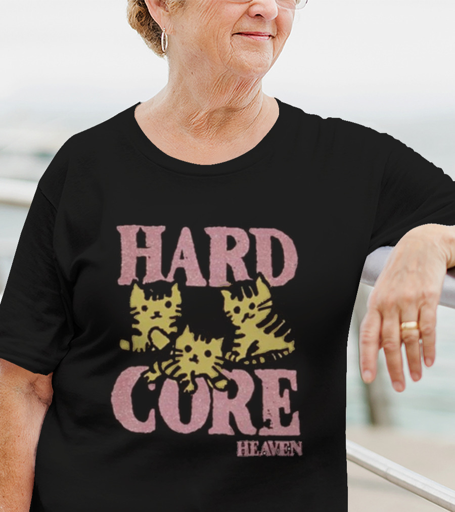Hard Core Heaven Cat Trio T-Shirt