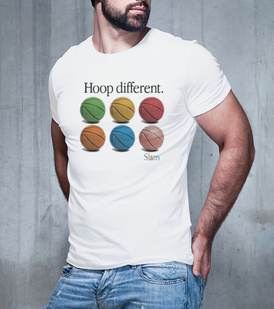 Kate Martin Hoop Different Slam Basketball Multicolor Balls T-Shirt