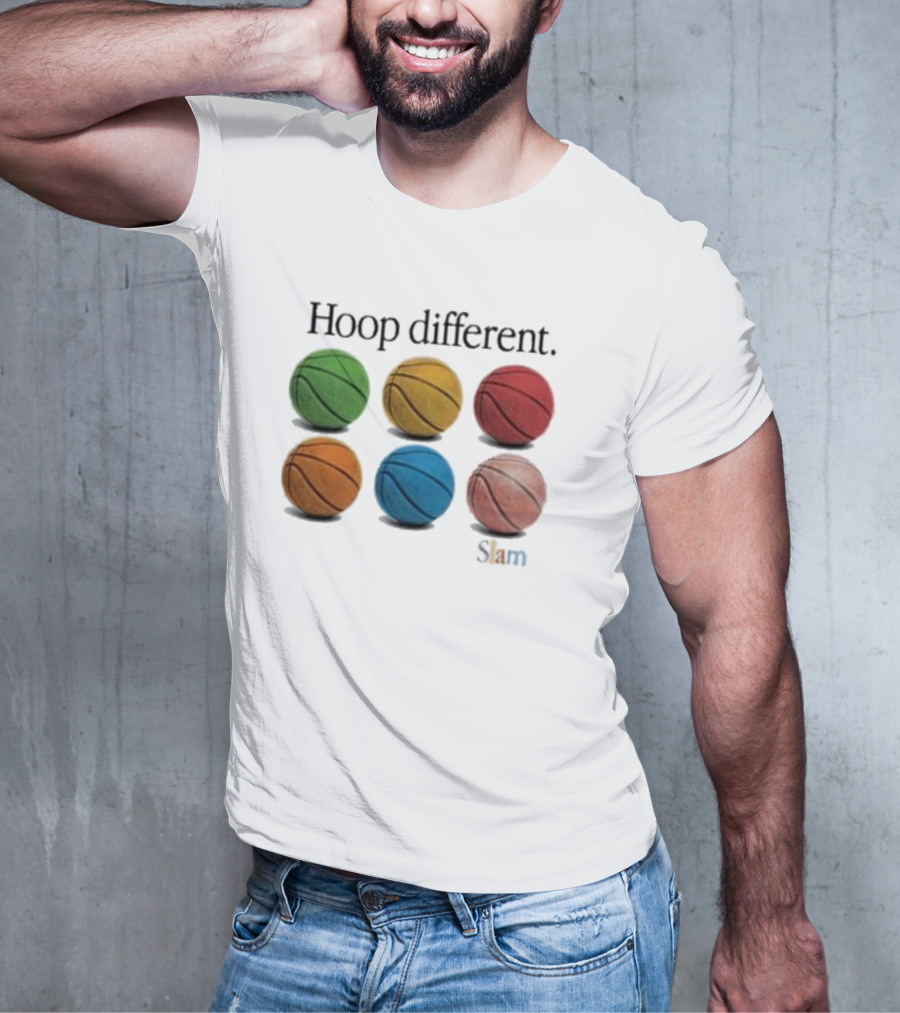 Kate Martin Hoop Different Slam Basketball Multicolor Balls T-Shirt