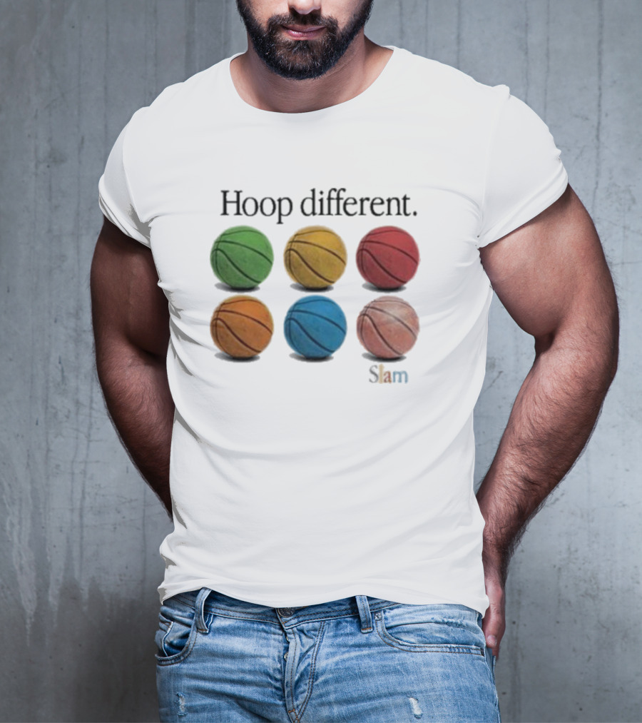Kate Martin Hoop Different Slam Basketball Multicolor Balls T-Shirt