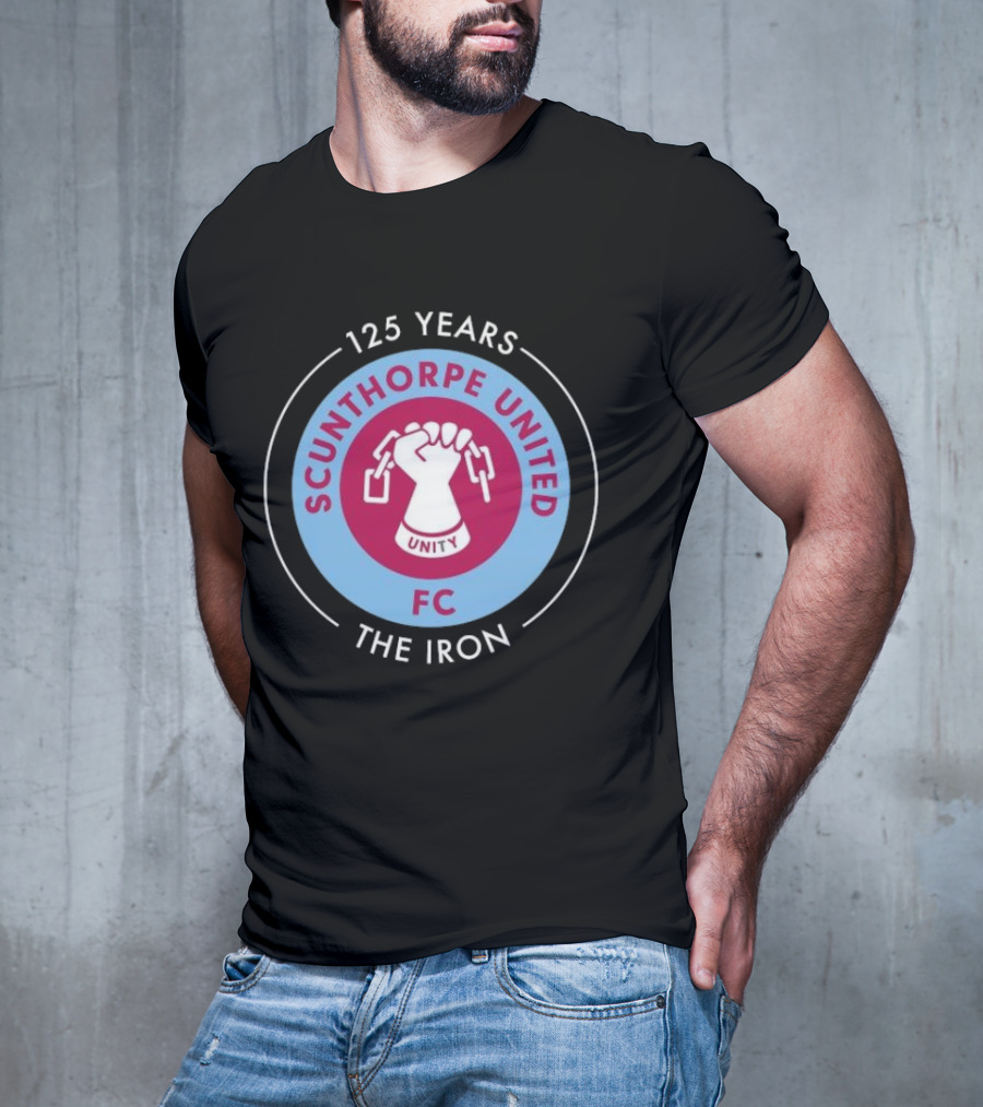125 Years Scunthorpe United FC The Iron Unity T-Shirt