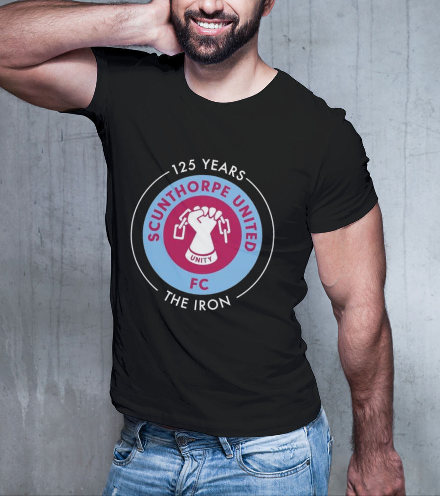 125 Years Scunthorpe United FC The Iron Unity T-Shirt