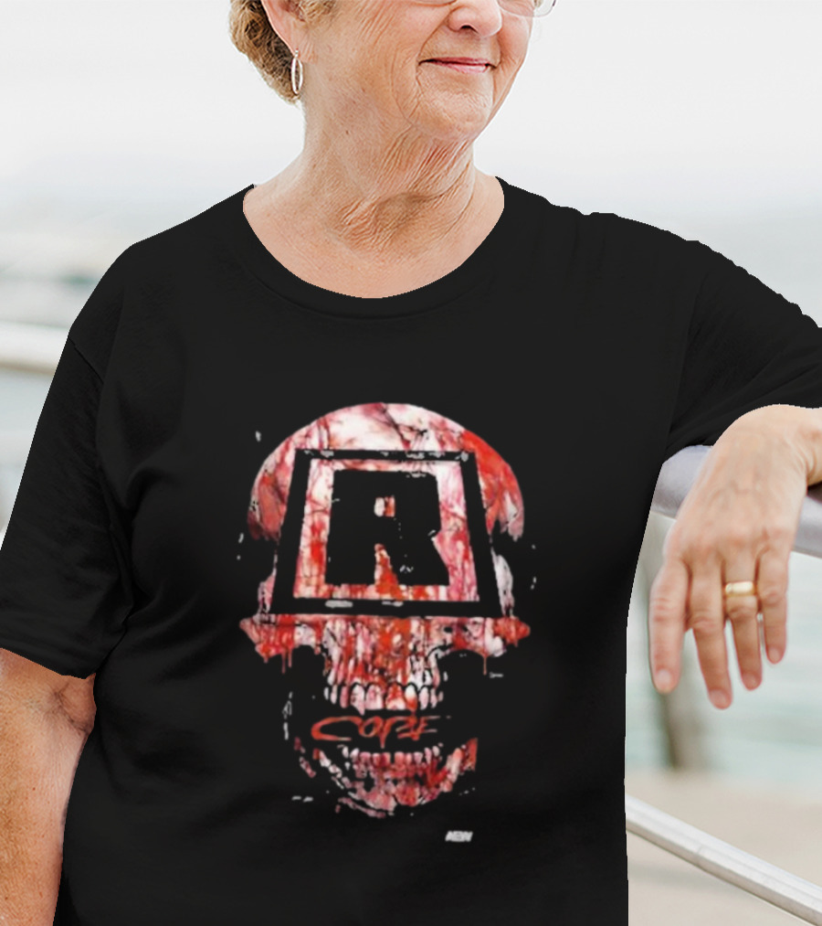R Rated Copeland AEW Blood Skull T-Shirt
