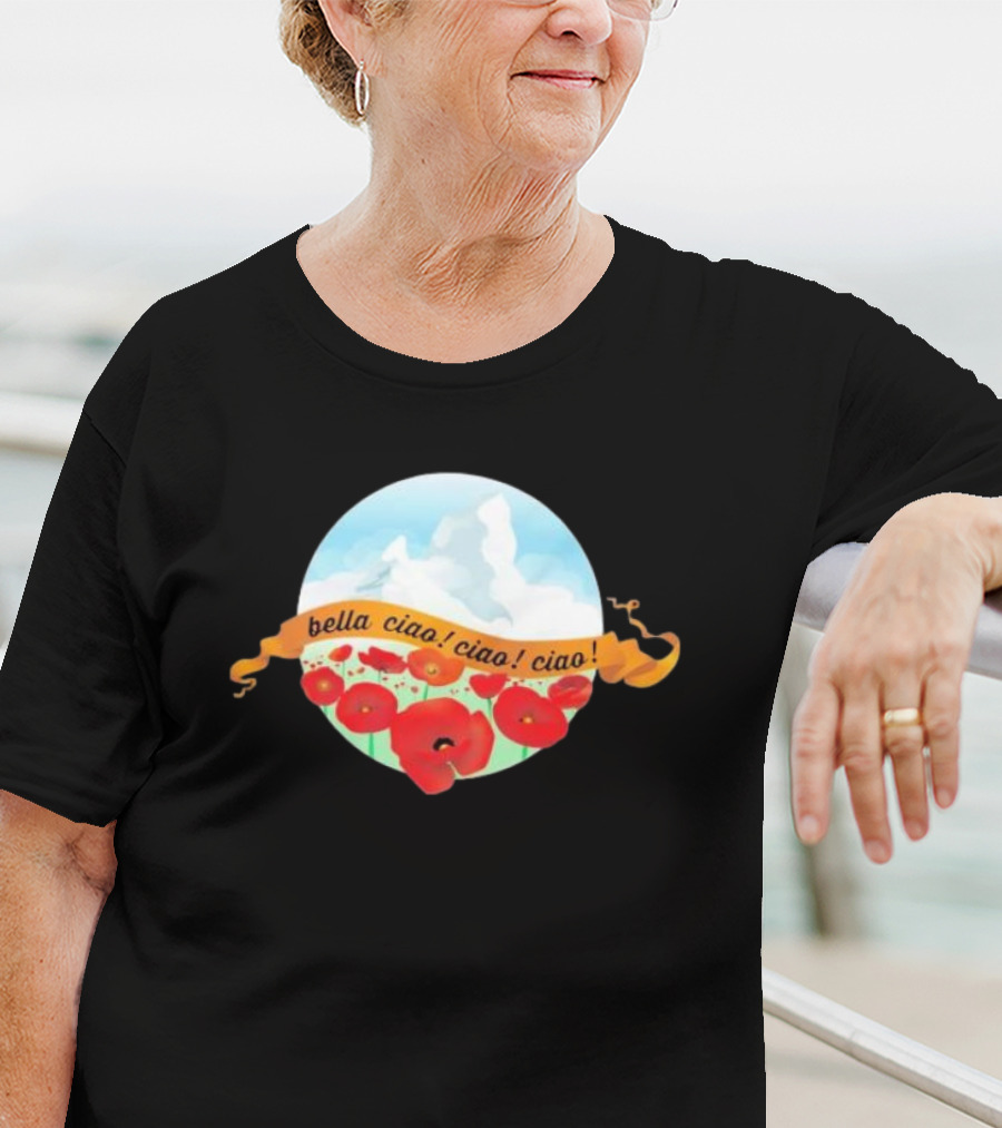 Bella Ciao Ciao Ciao Poppy Field T-Shirt