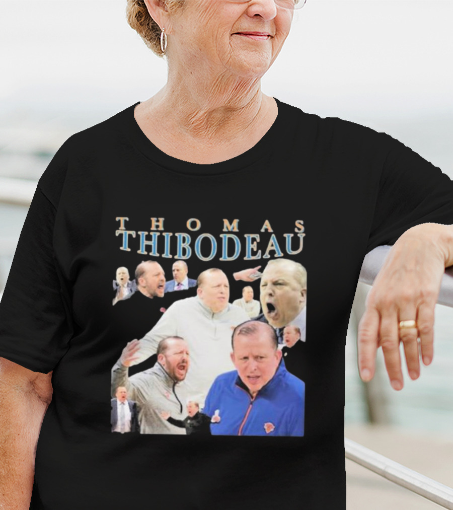 Thomas Thibodeau New York Knicks Coach Passionate Expressions T-Shirt