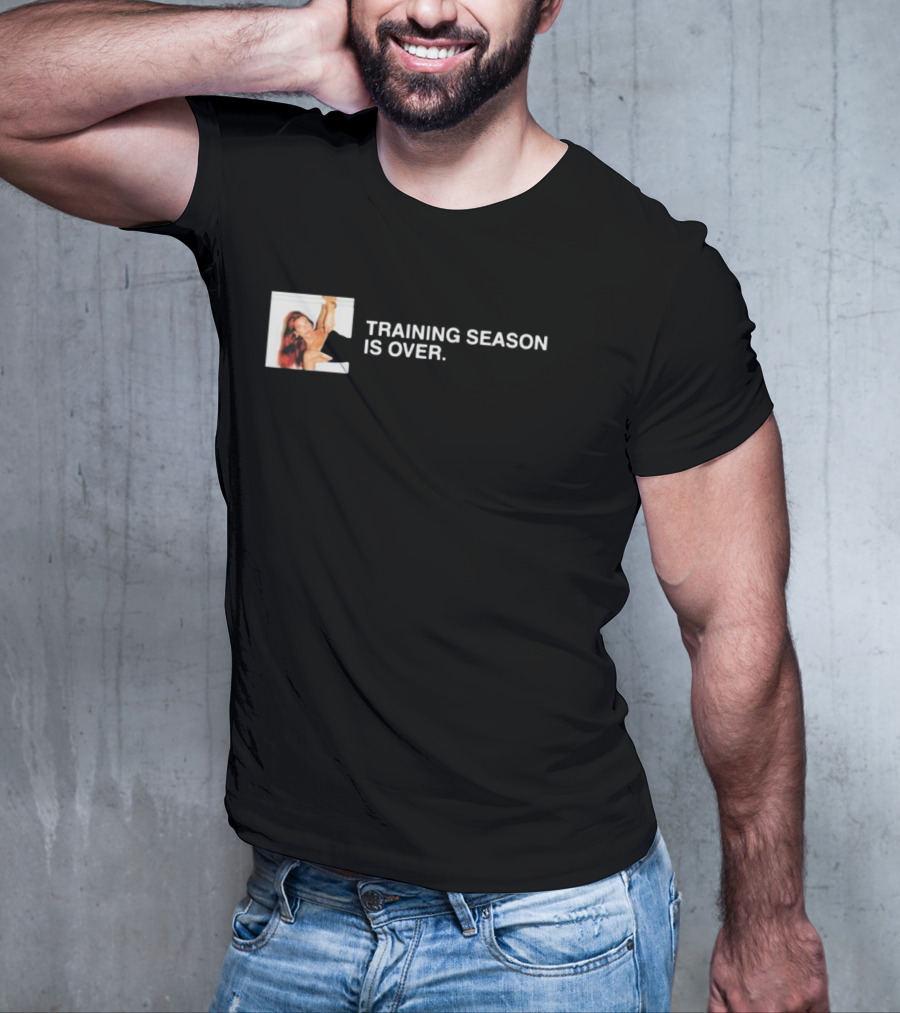 Training Season Is Over With Red Hair Woman Image T-Shirt