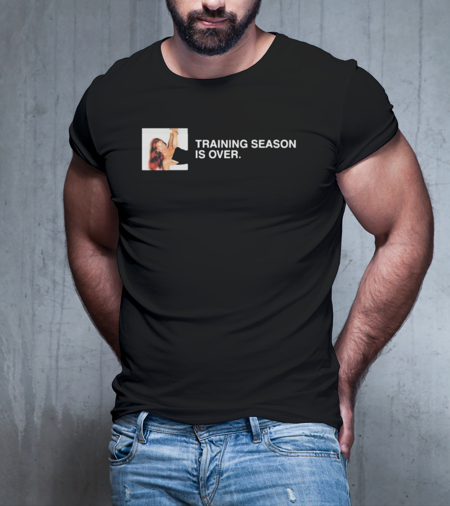 Training Season Is Over With Red Hair Woman Image T-Shirt