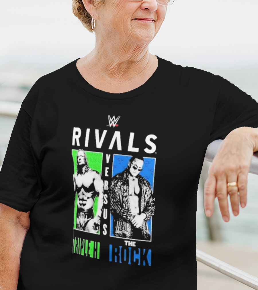 WWE Rivals Triple H Versus The Rock T-Shirt