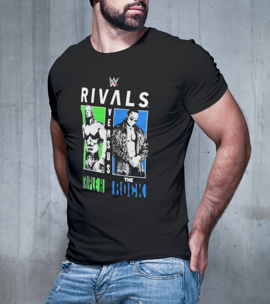 WWE Rivals Triple H Versus The Rock T-Shirt