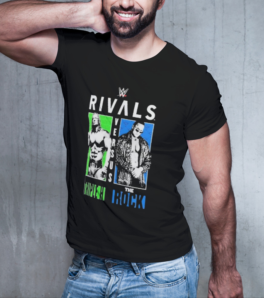 WWE Rivals Triple H Versus The Rock T-Shirt