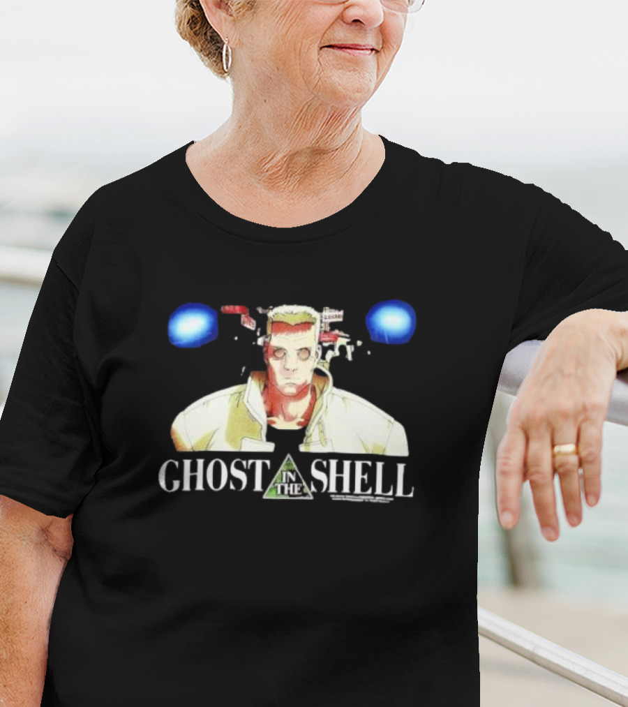 Ghost In The Shell Batou Cyberpunk Anime T-Shirt