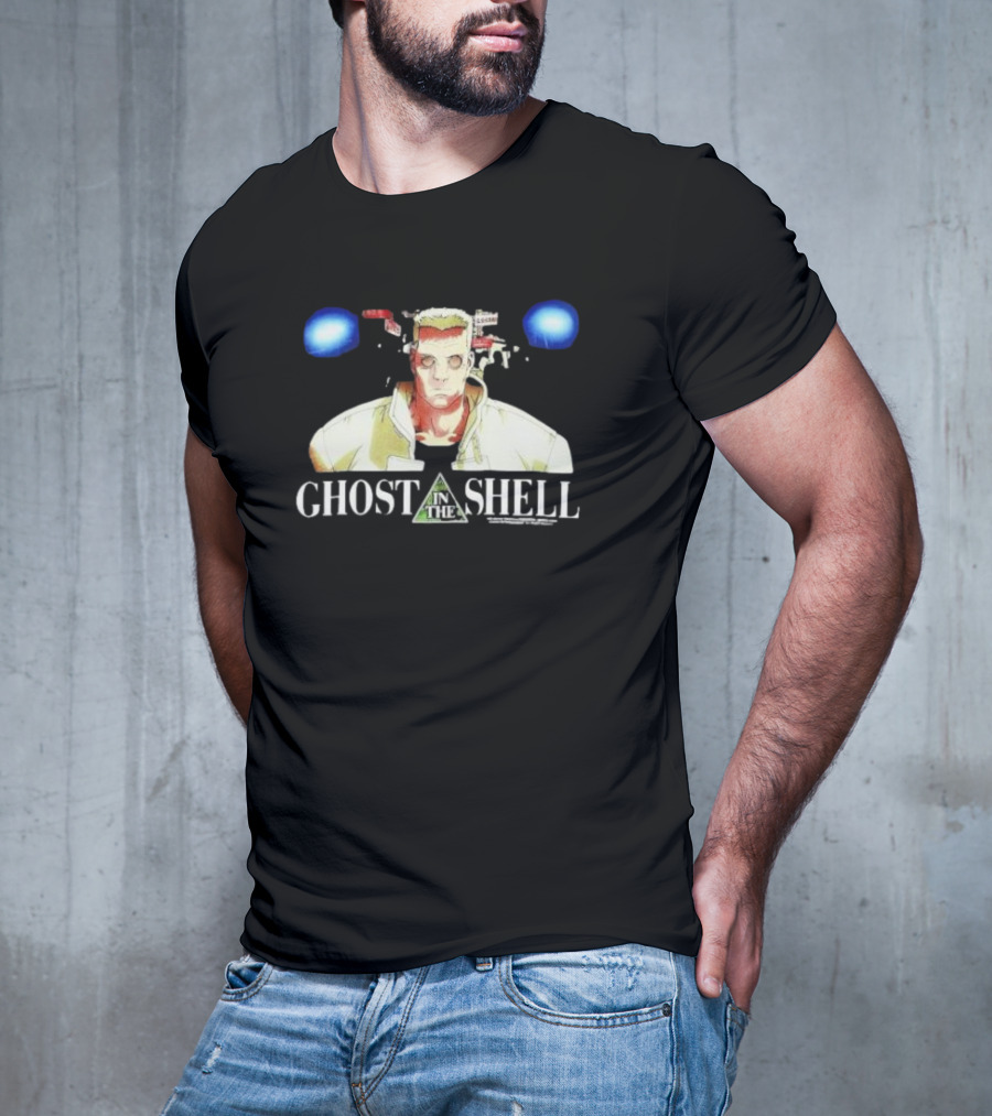 Ghost In The Shell Batou Cyberpunk Anime T-Shirt