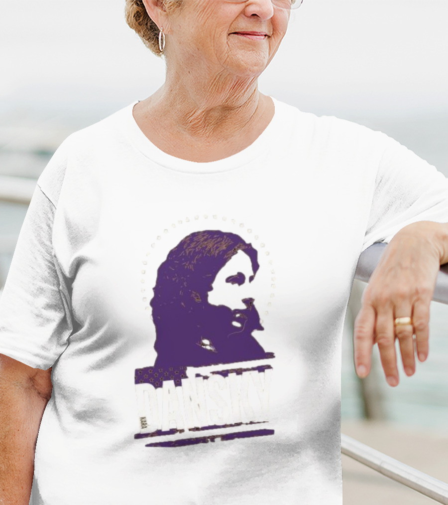 Dansky Purple Silhouette With Stars T-Shirt