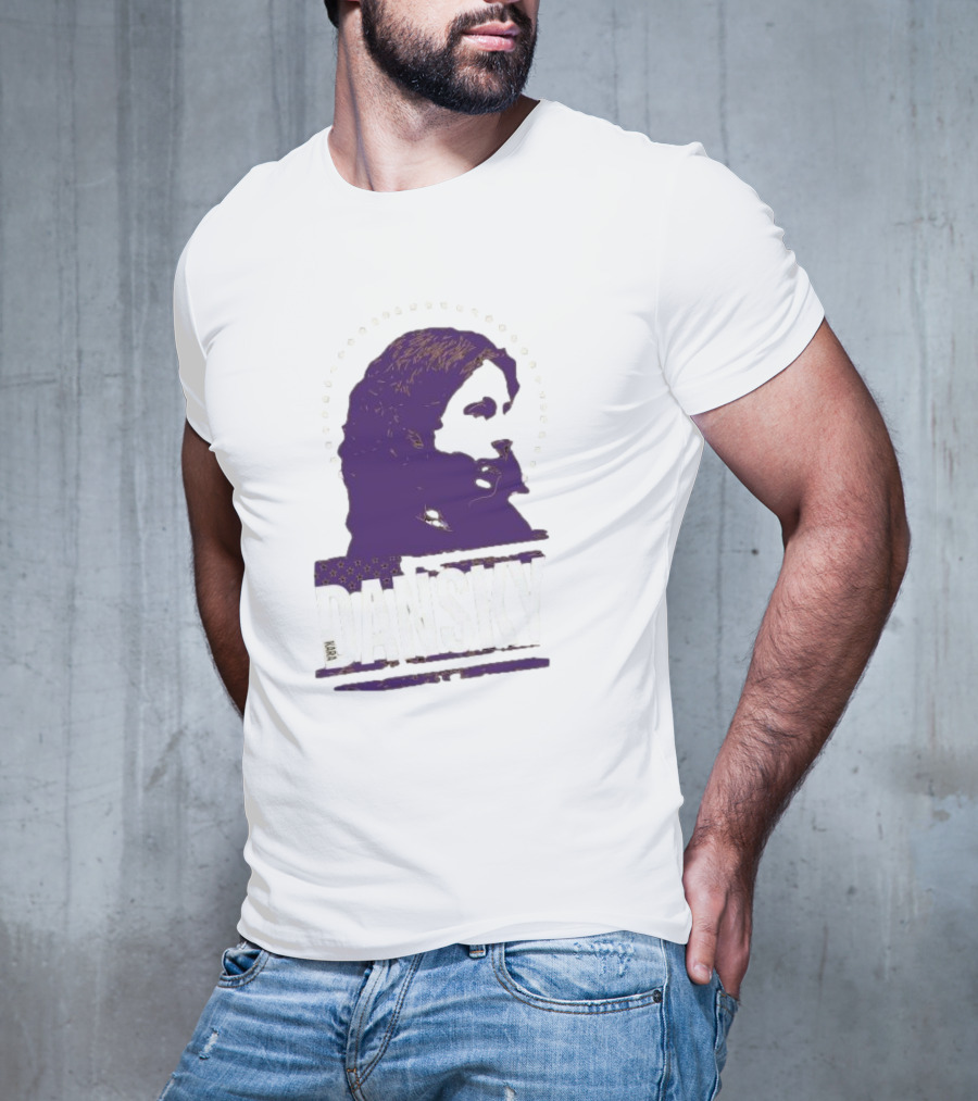 Dansky Purple Silhouette With Stars T-Shirt