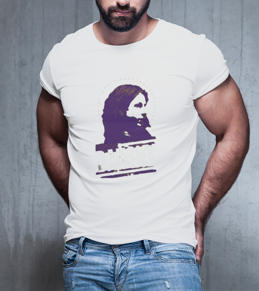 Dansky Purple Silhouette With Stars T-Shirt
