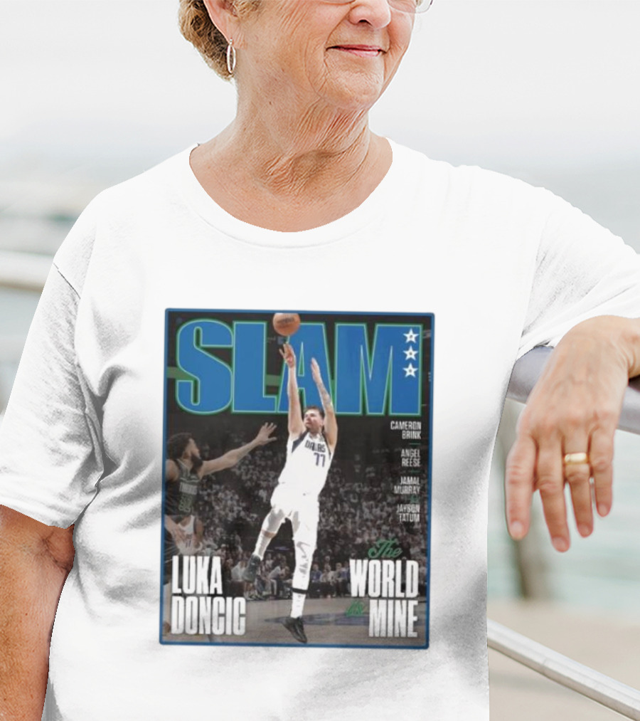 SLAM Luka Doncic The World Is Mine T-Shirt