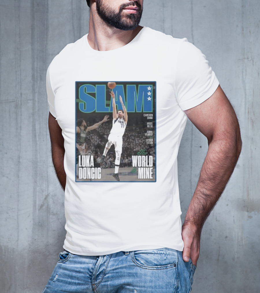 SLAM Luka Doncic The World Is Mine T-Shirt