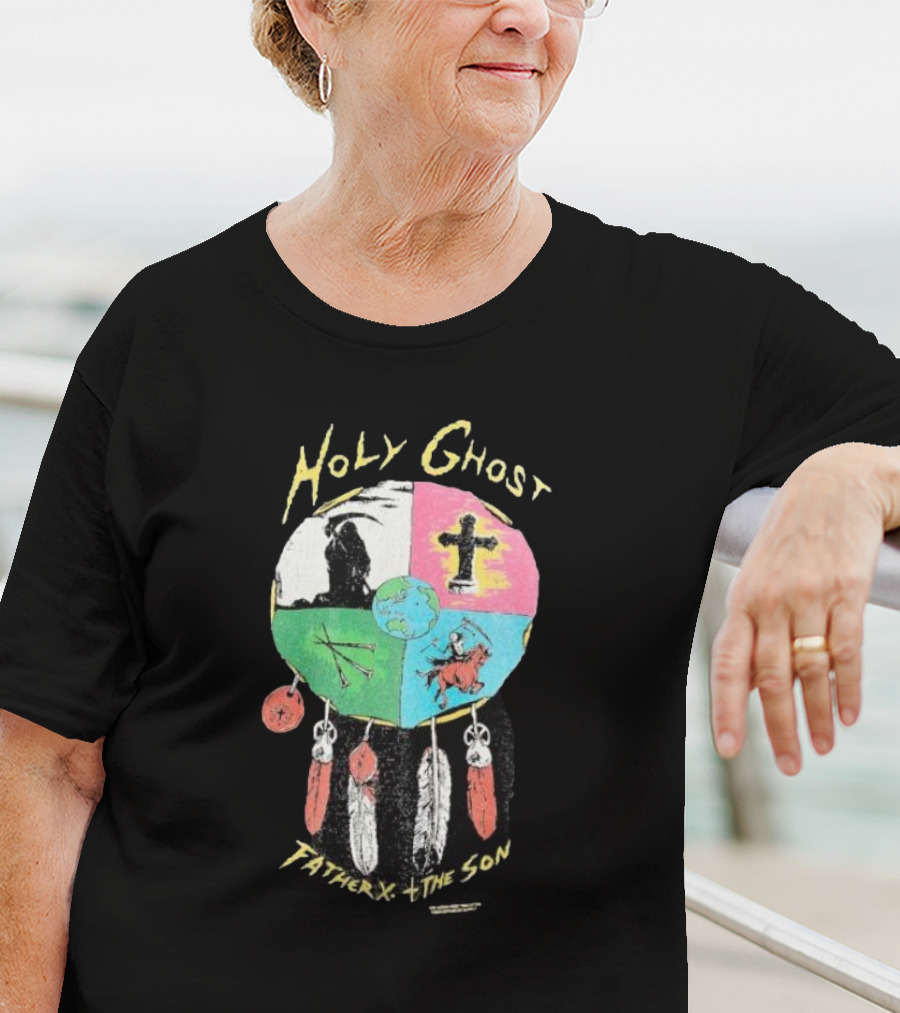 Holy Ghost Father X The Son Dreamcatcher Iconography T-Shirt