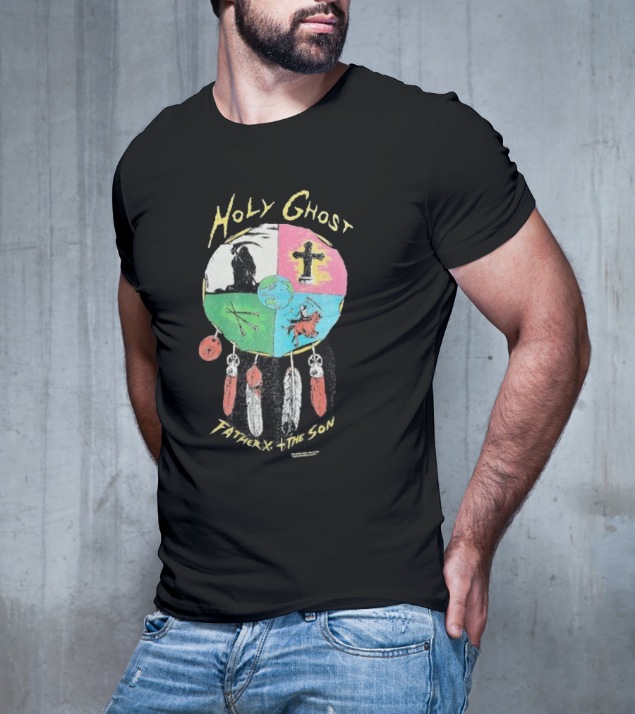 Holy Ghost Father X The Son Dreamcatcher Iconography T-Shirt