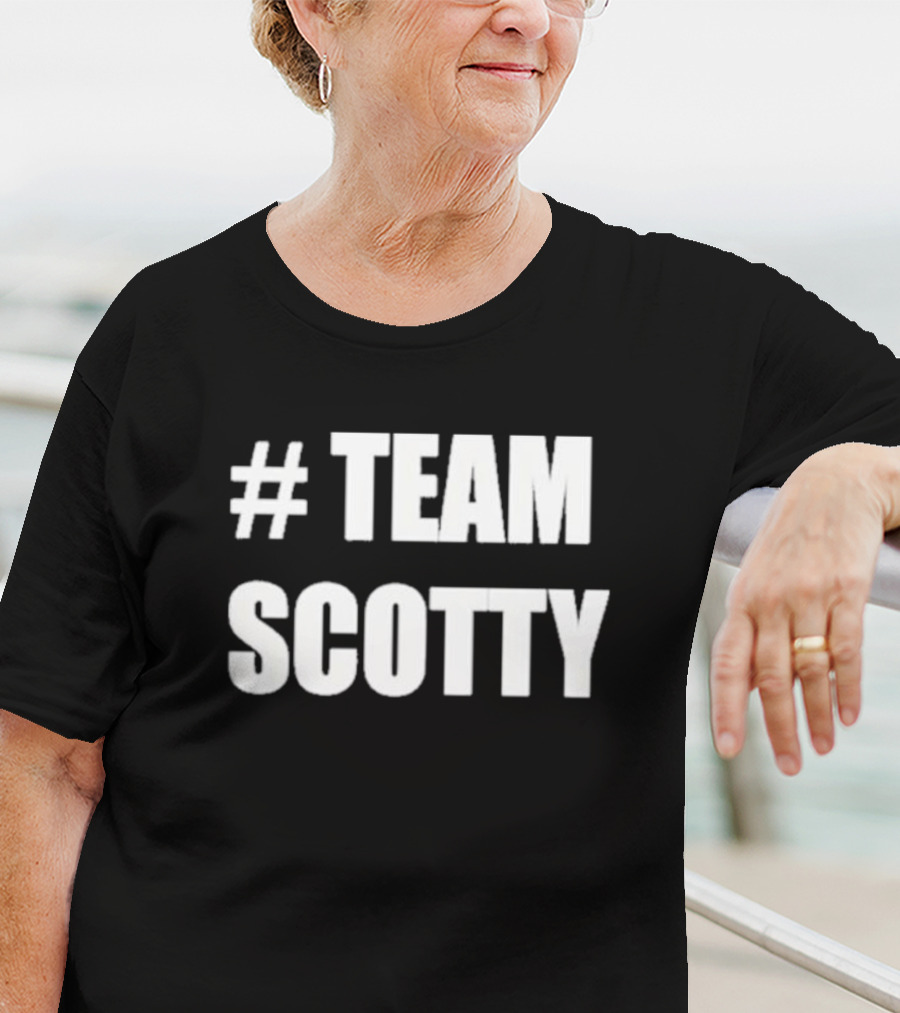 90 Day The Melanated Way Hashtag Team Scotty T-Shirt