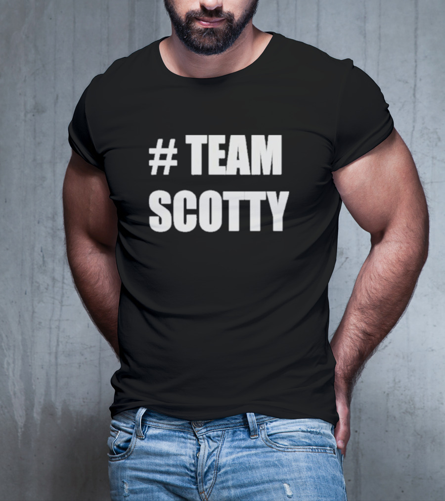 90 Day The Melanated Way Hashtag Team Scotty T-Shirt