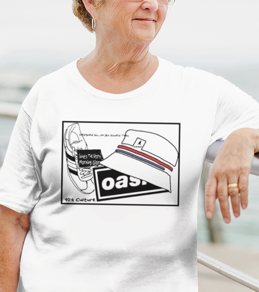 90s Culture Oasis Organic Hat And Boot What's The Story Morning Glory T-Shirt