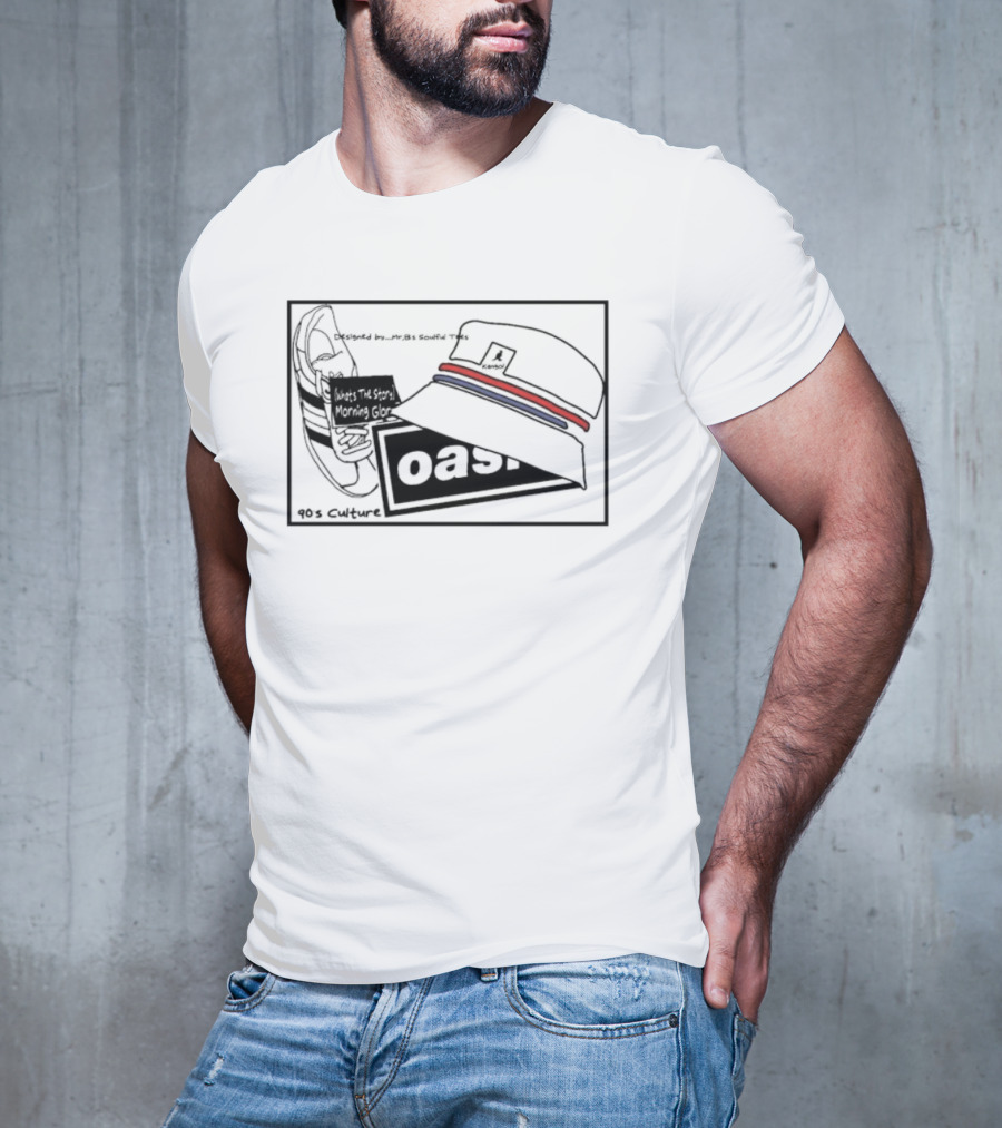 90s Culture Oasis Organic Hat And Boot What's The Story Morning Glory T-Shirt
