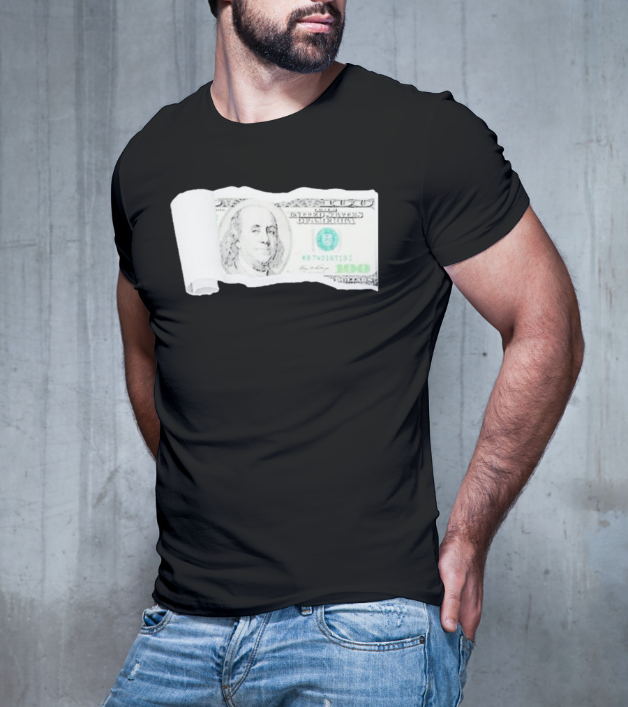 100 Dollars The United States Of America Benjamin Franklin T-Shirt