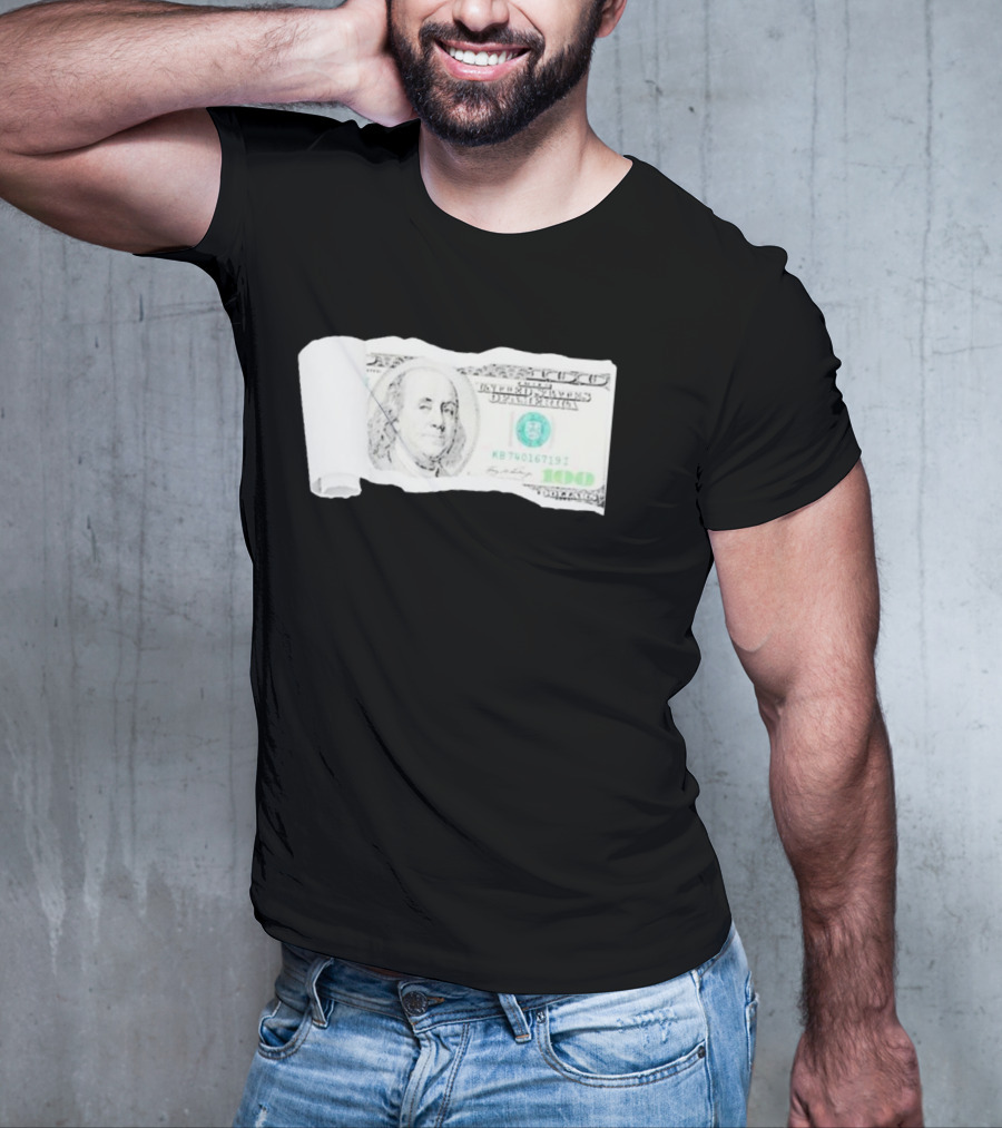 100 Dollars The United States Of America Benjamin Franklin T-Shirt