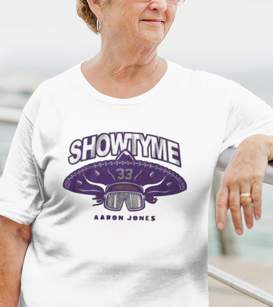 Showtyme 33 Aaron Jones Minnesota Sombrero Goggles T-Shirt