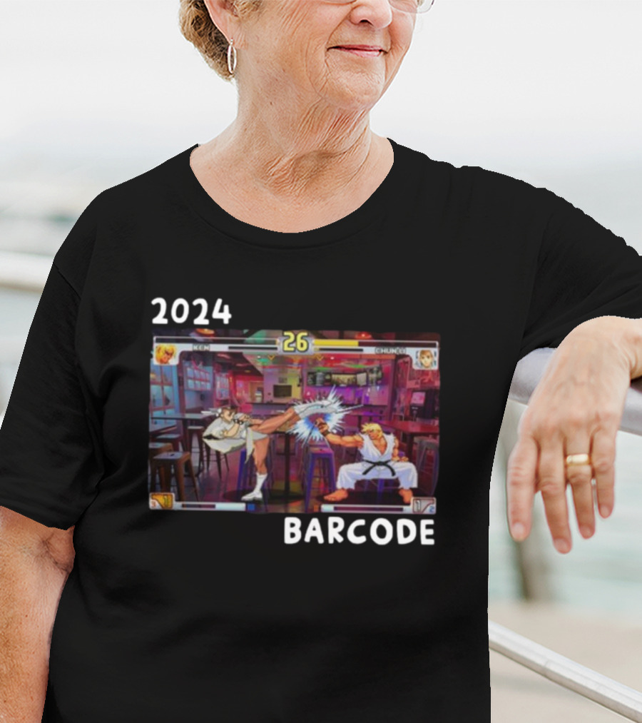 Street Fighter 3Rd Strike Barcode T-Shirt