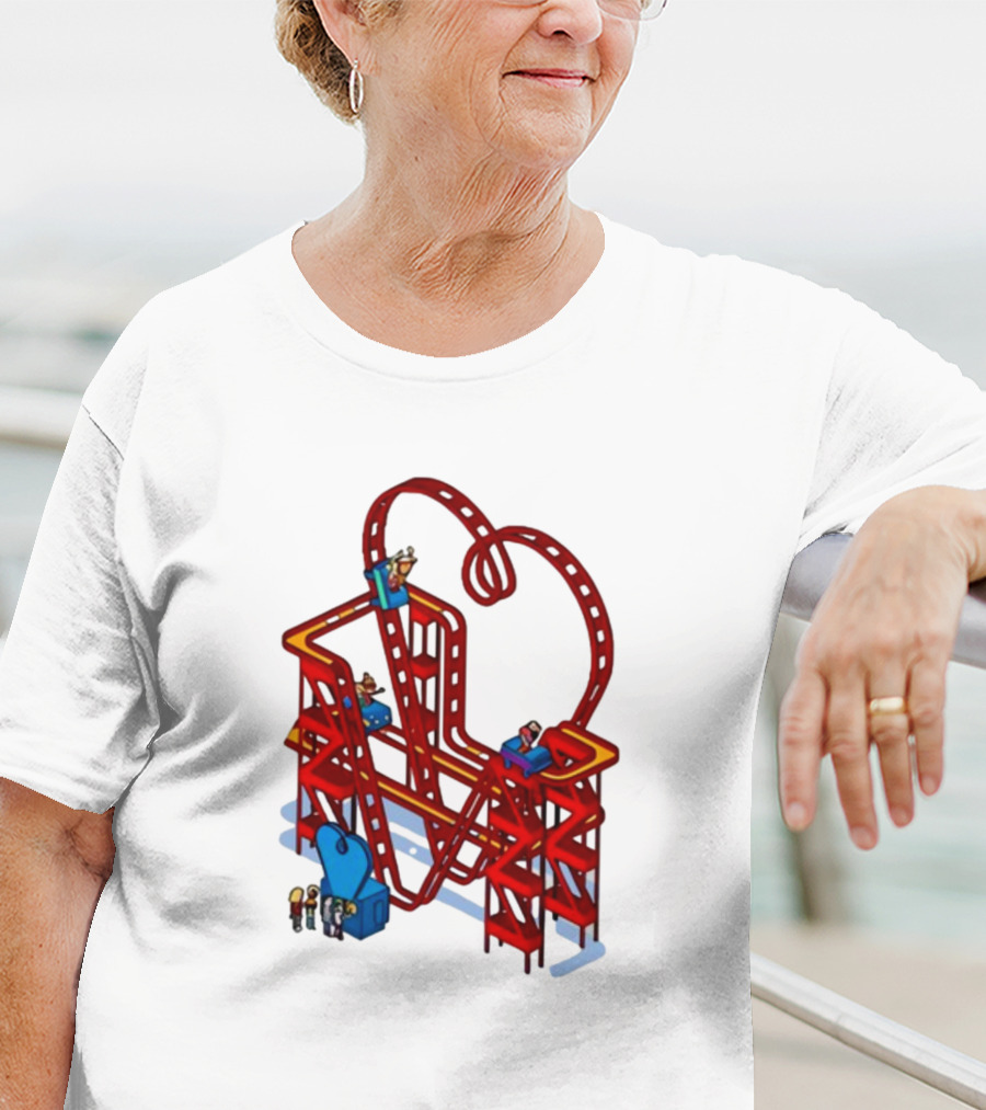 James Marriott Are We There Yet Roller Coaster Construction Fun Adventure T-Shirt