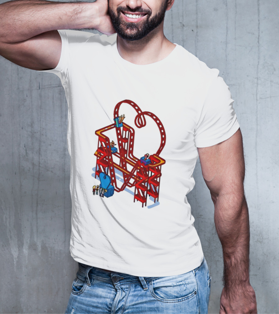 James Marriott Are We There Yet Roller Coaster Construction Fun Adventure T-Shirt
