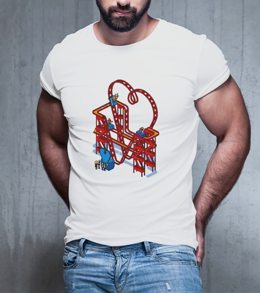 James Marriott Are We There Yet Roller Coaster Construction Fun Adventure T-Shirt