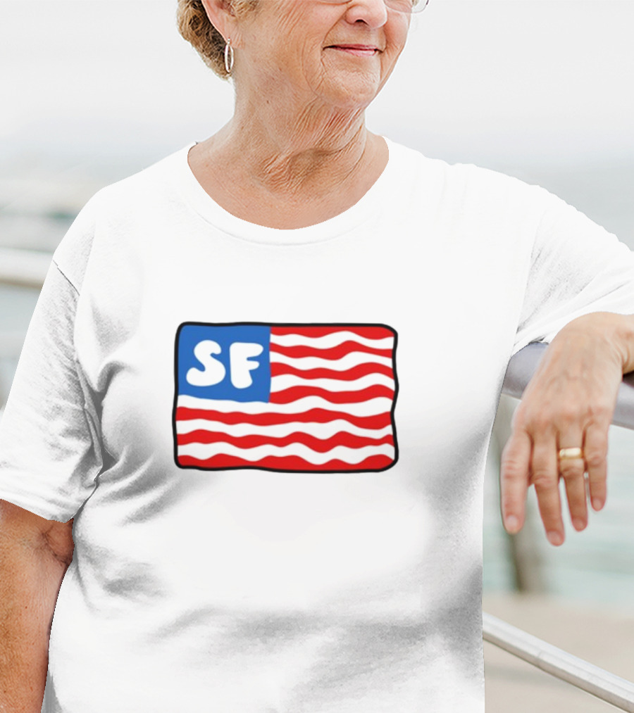 Starfit Americana SF Waves Flag T-Shirt
