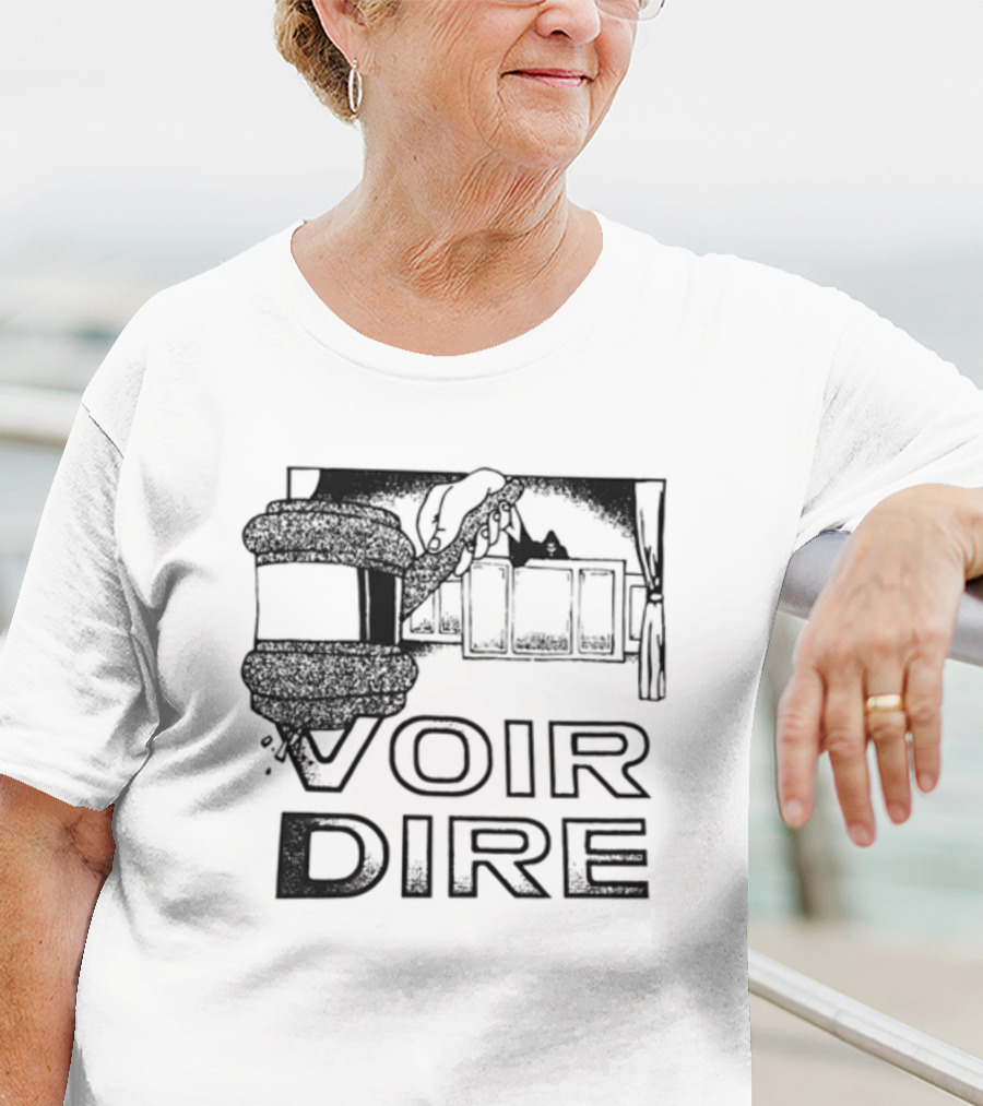 Voir Dire Earl Courtroom Gavel Scene T-Shirt