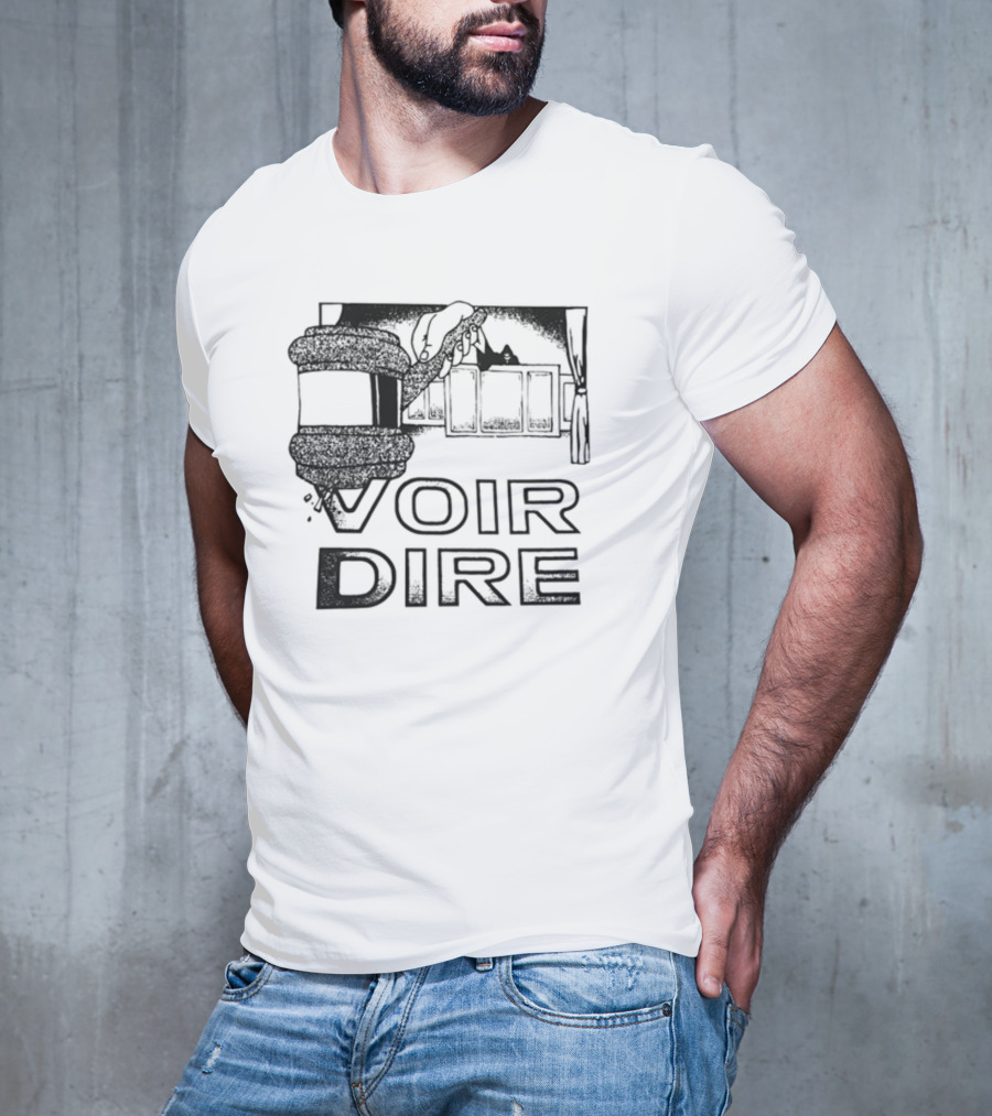 Voir Dire Earl Courtroom Gavel Scene T-Shirt