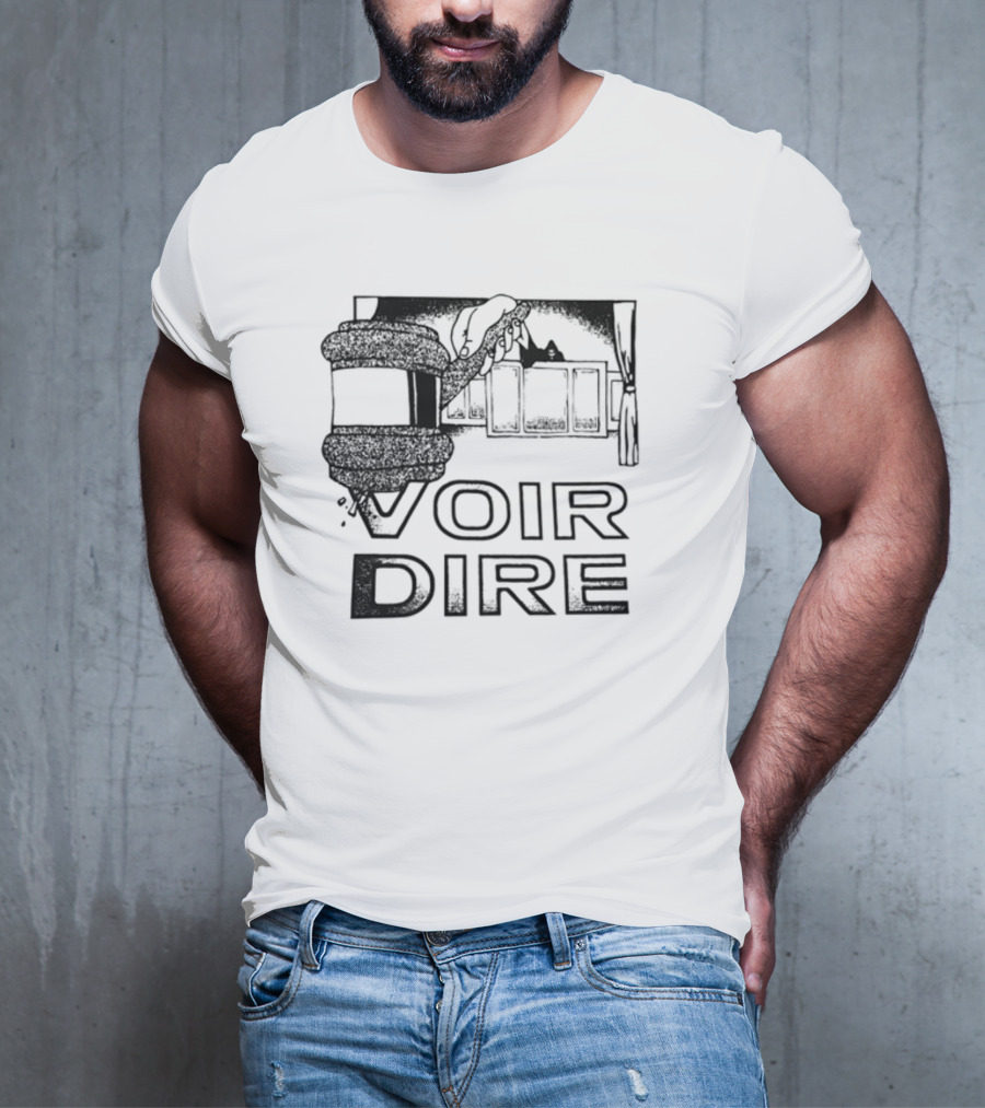 Voir Dire Earl Courtroom Gavel Scene T-Shirt