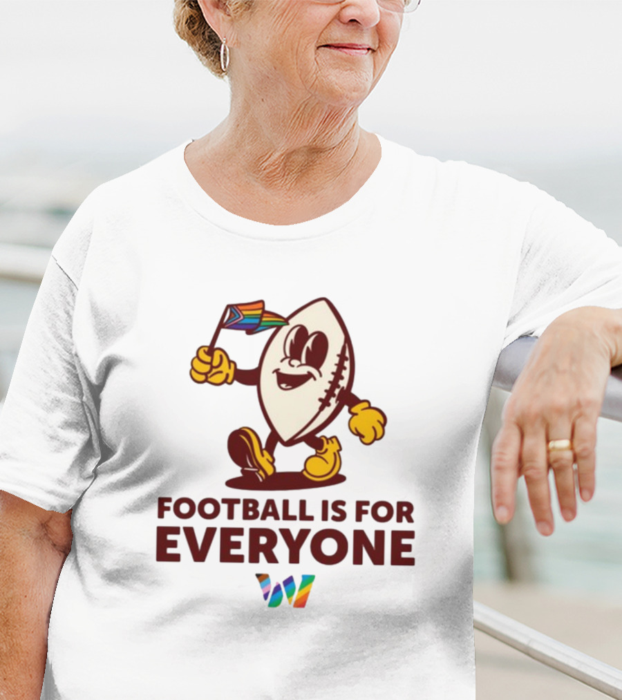 Washington Football Is For Everyone Pride T-Shirt