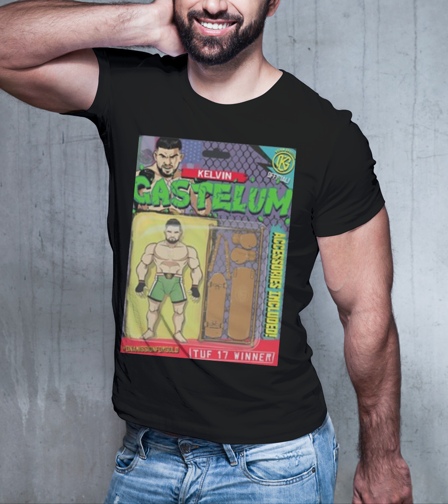 Kelvin Gastelum OnMissionForGold TUF 17 Winner Accessories Included T-Shirt