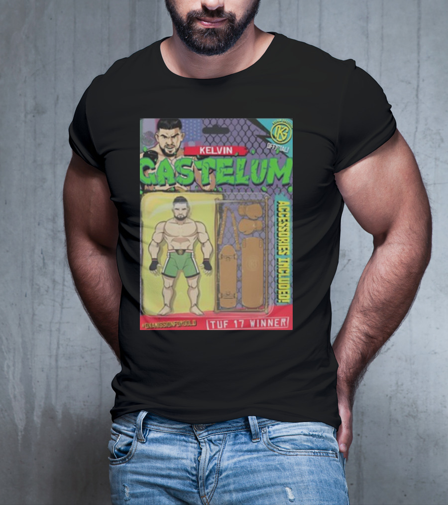 Kelvin Gastelum OnMissionForGold TUF 17 Winner Accessories Included T-Shirt