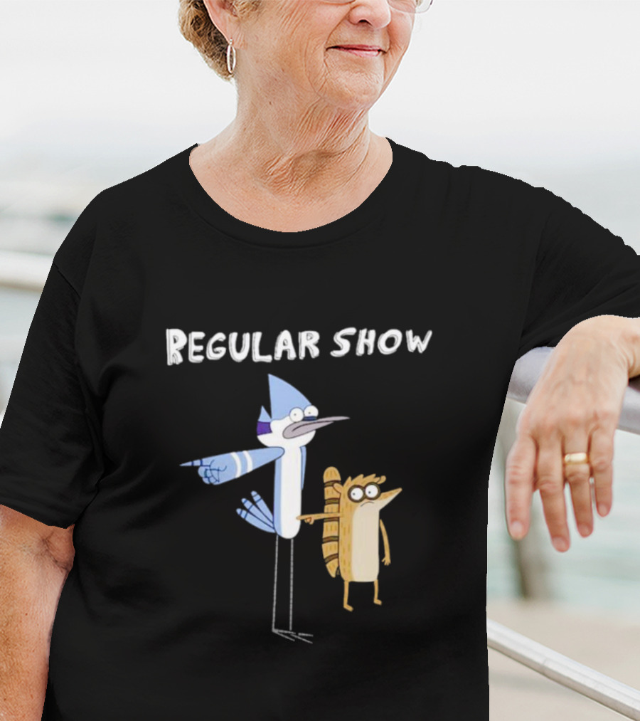 Regular Show Mordecai And Rigby Characters T-Shirt