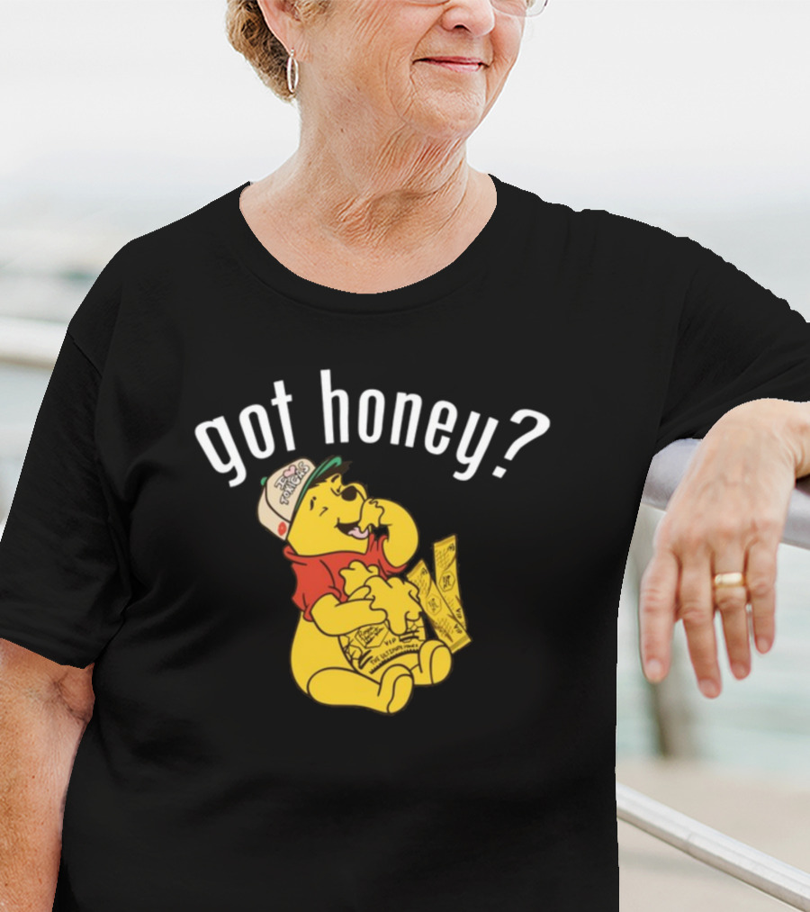Got Honey Honey Mustard Parody With Bear And Three Strips T-Shirt