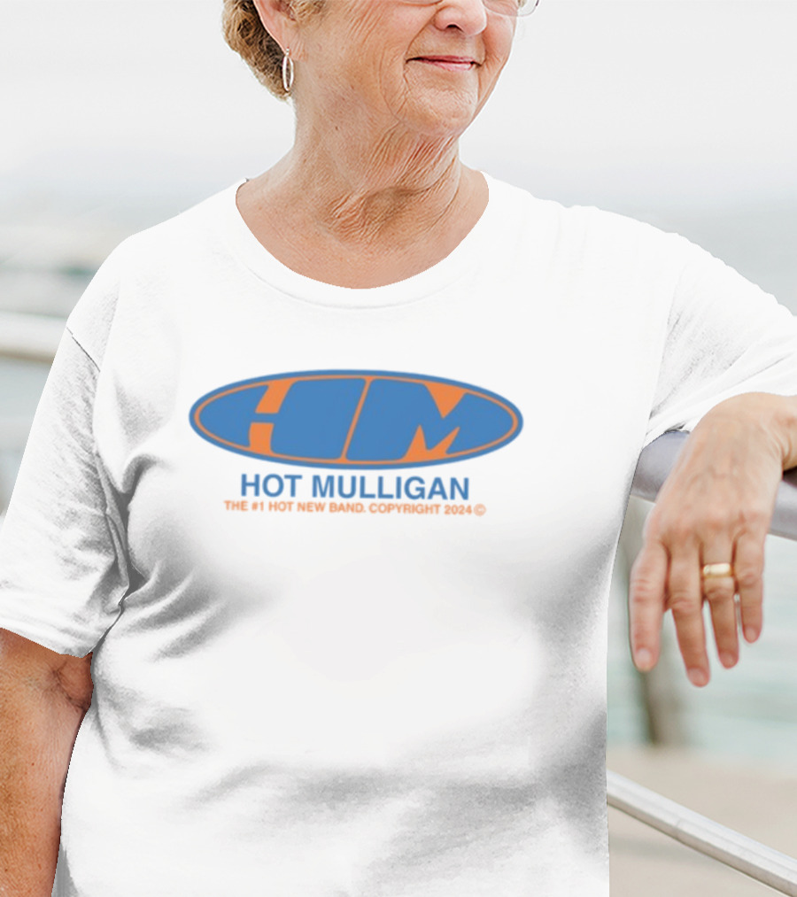 Hot Mulligan HM Oval Logo The #1 Hot New Band Copyright T-Shirt