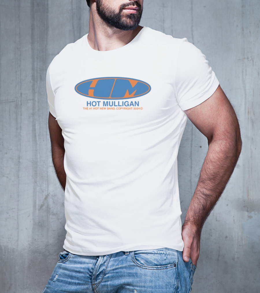 Hot Mulligan HM Oval Logo The #1 Hot New Band Copyright T-Shirt