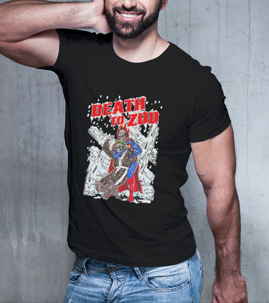 Keon Coleman Death To Zod Superman Parody Heroic T-Shirt